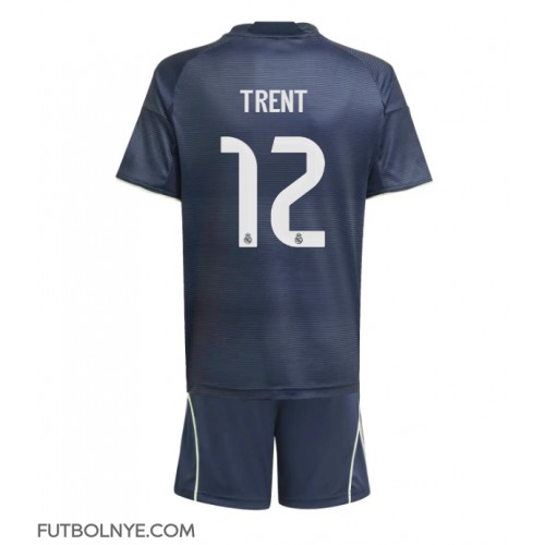 Camiseta Real Madrid Alexander-Arnold #12 Visitante Equipación para niños 2025-26 manga corta (+ pantalones cortos)